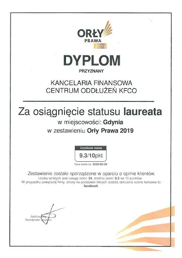 Kancelaria KFCO | Upadłość Konsumencka | Upadłość Gospodarcza | Restrukturyzacja Firm